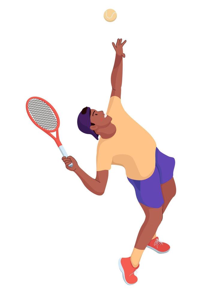 Men Doing Tennis vector