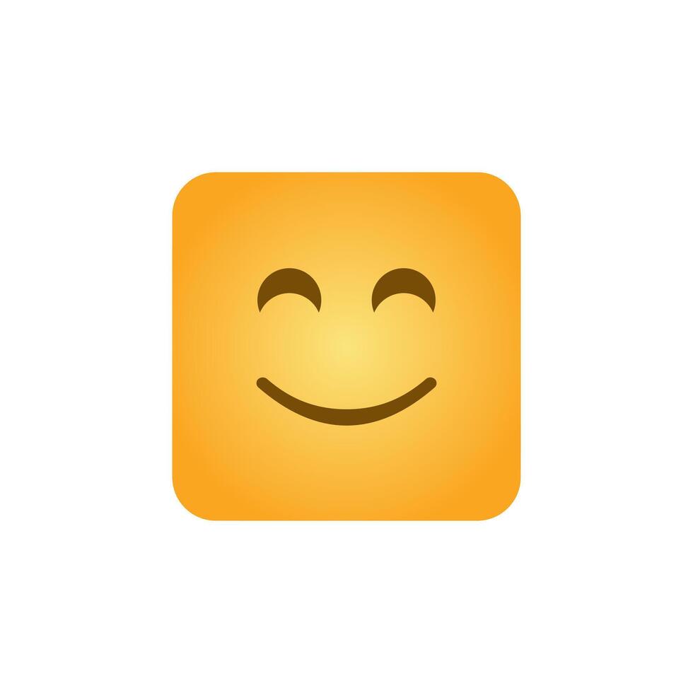 Smile emoticon illustration design vector