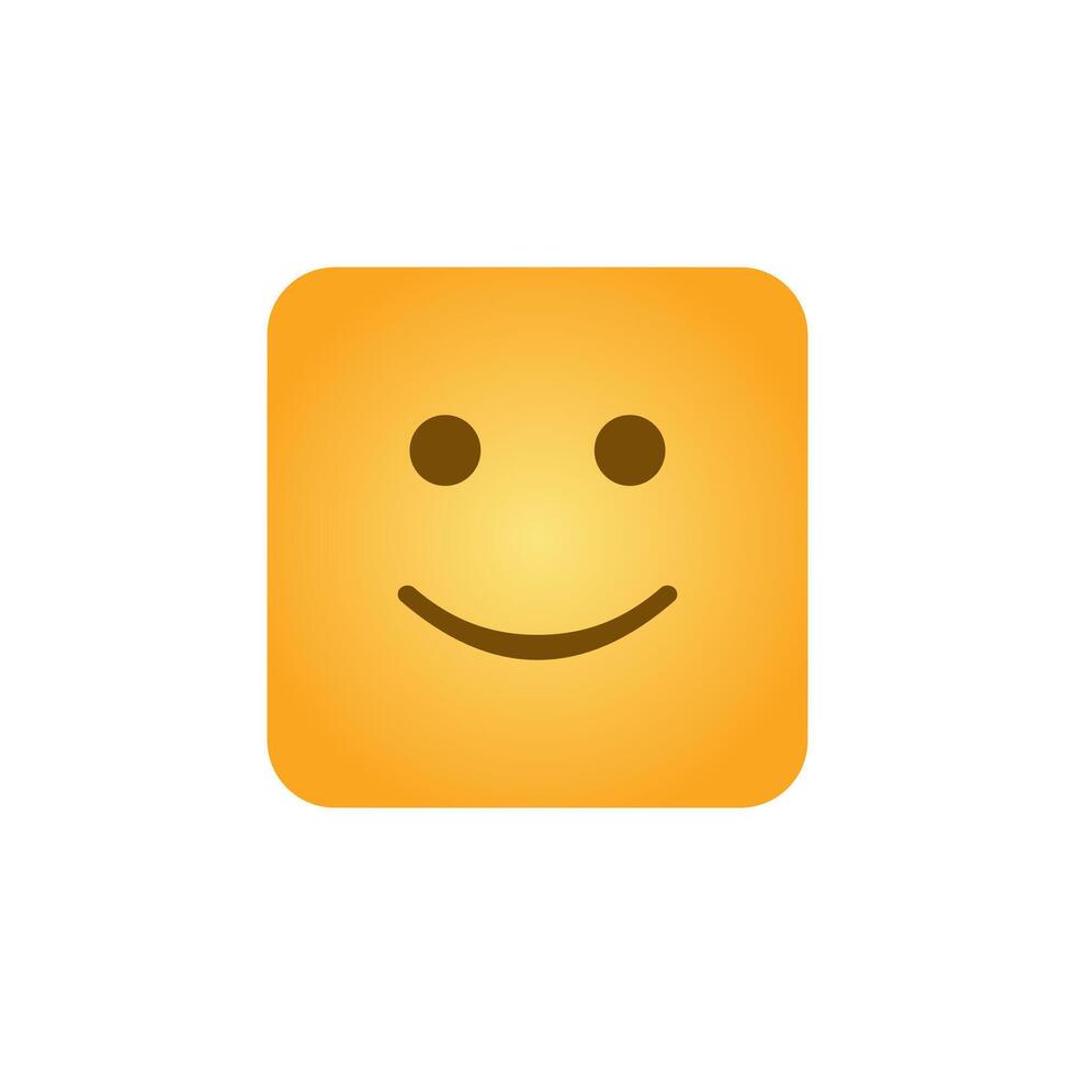Smile emoticon or emoji illustration design vector