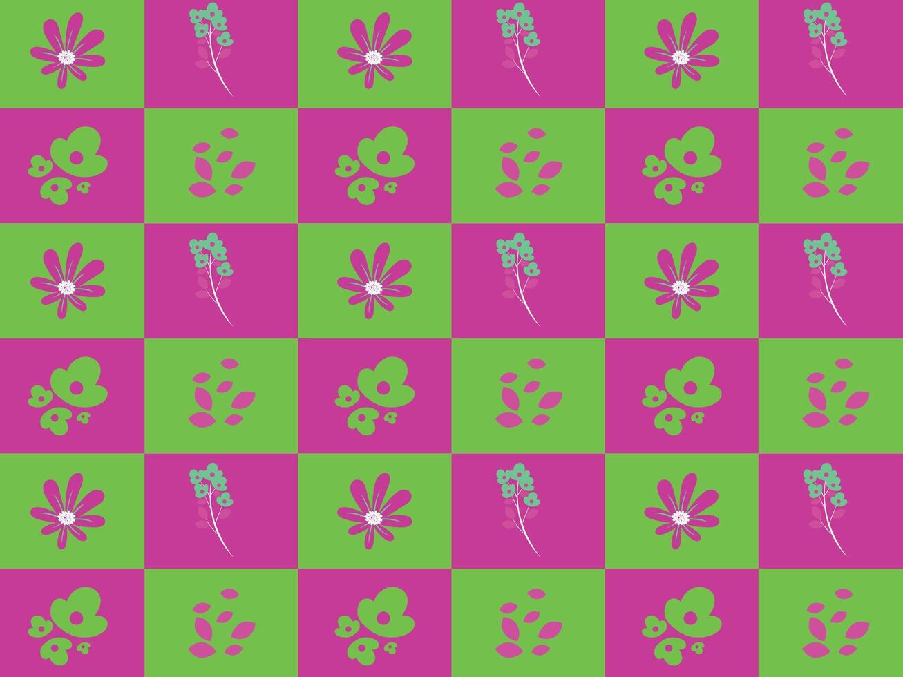 geometric bright floral background pattern art vector