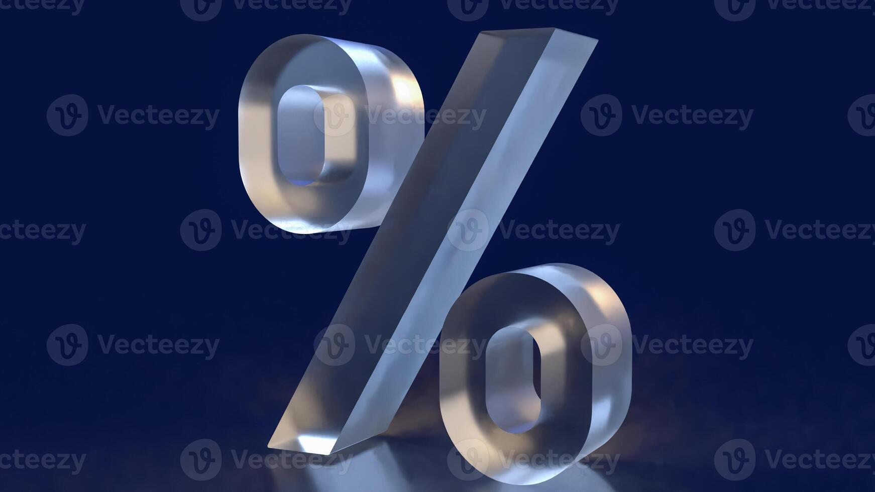 The percent for Tax or Business concept 3d Rendering. photo