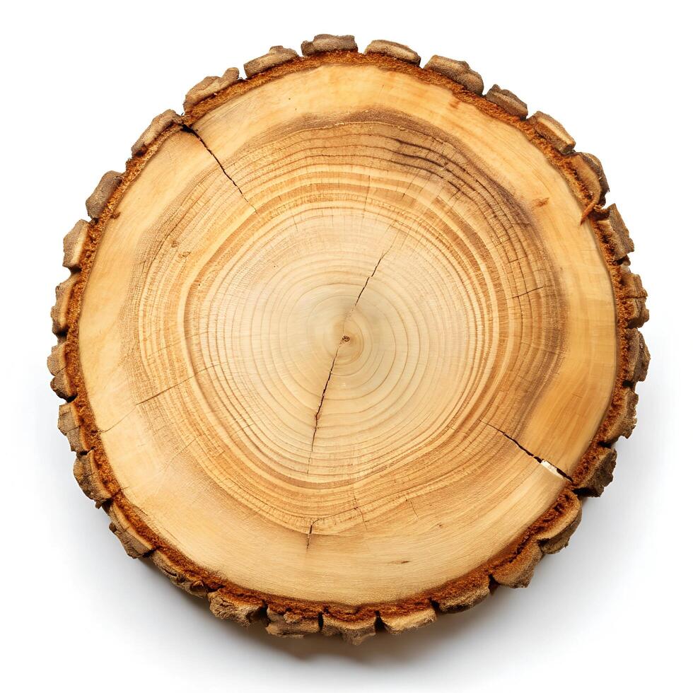 cross section of tree stump photo