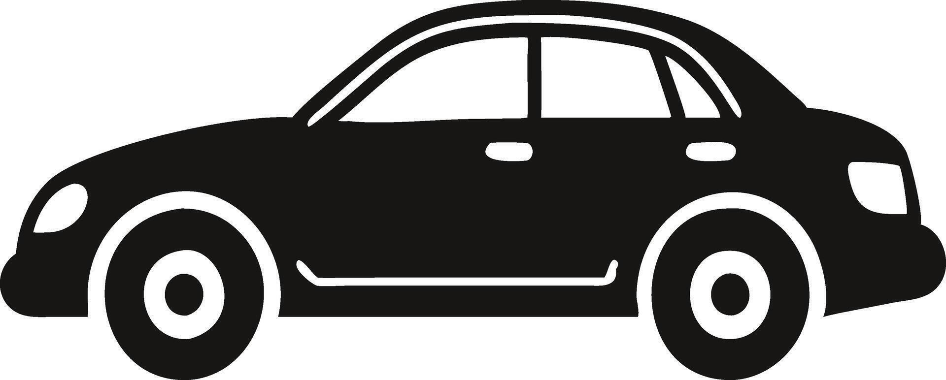 Car icon on white background vector