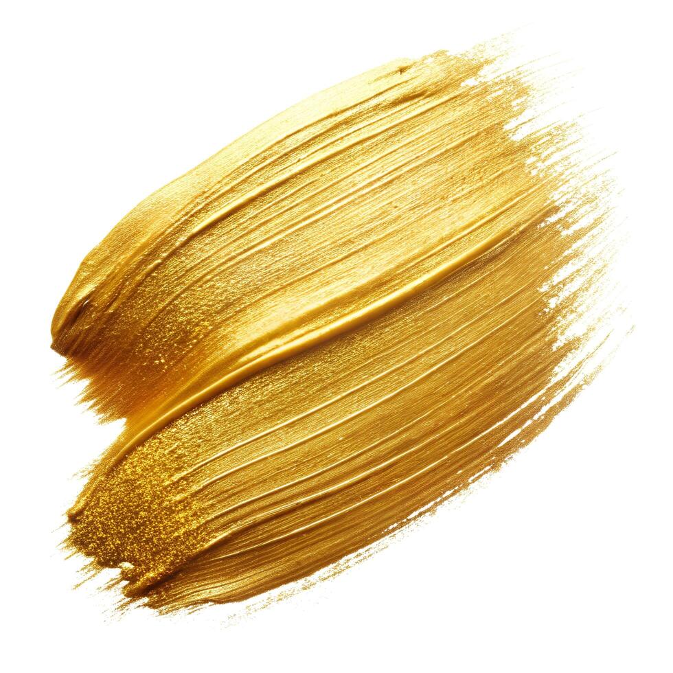 brush stroke isolated on white background. photo