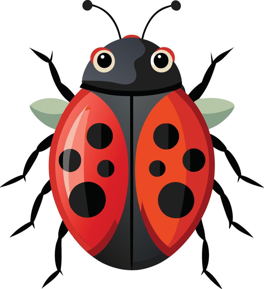 A Ladybug art illustration vector