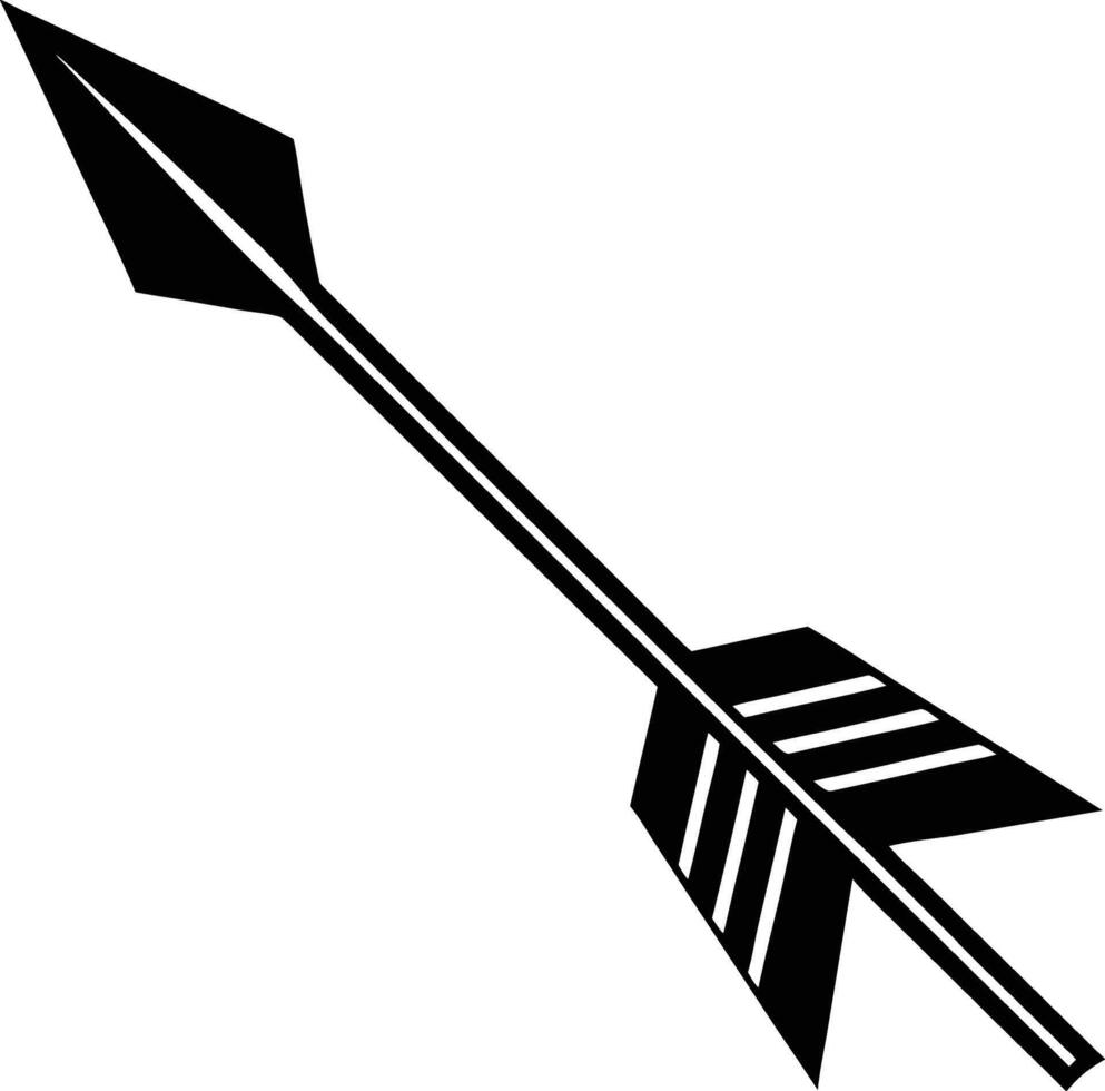 bow arrow icon vector