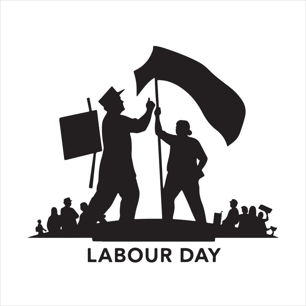 Labor day illustration vector