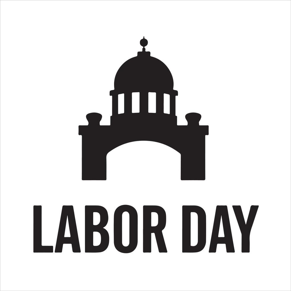 Labor day illustration vector