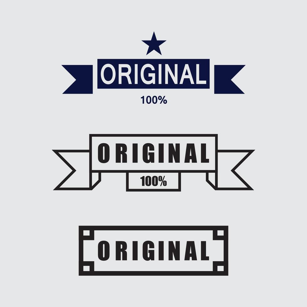 Certified rubber stamp set original rubber stamp vector