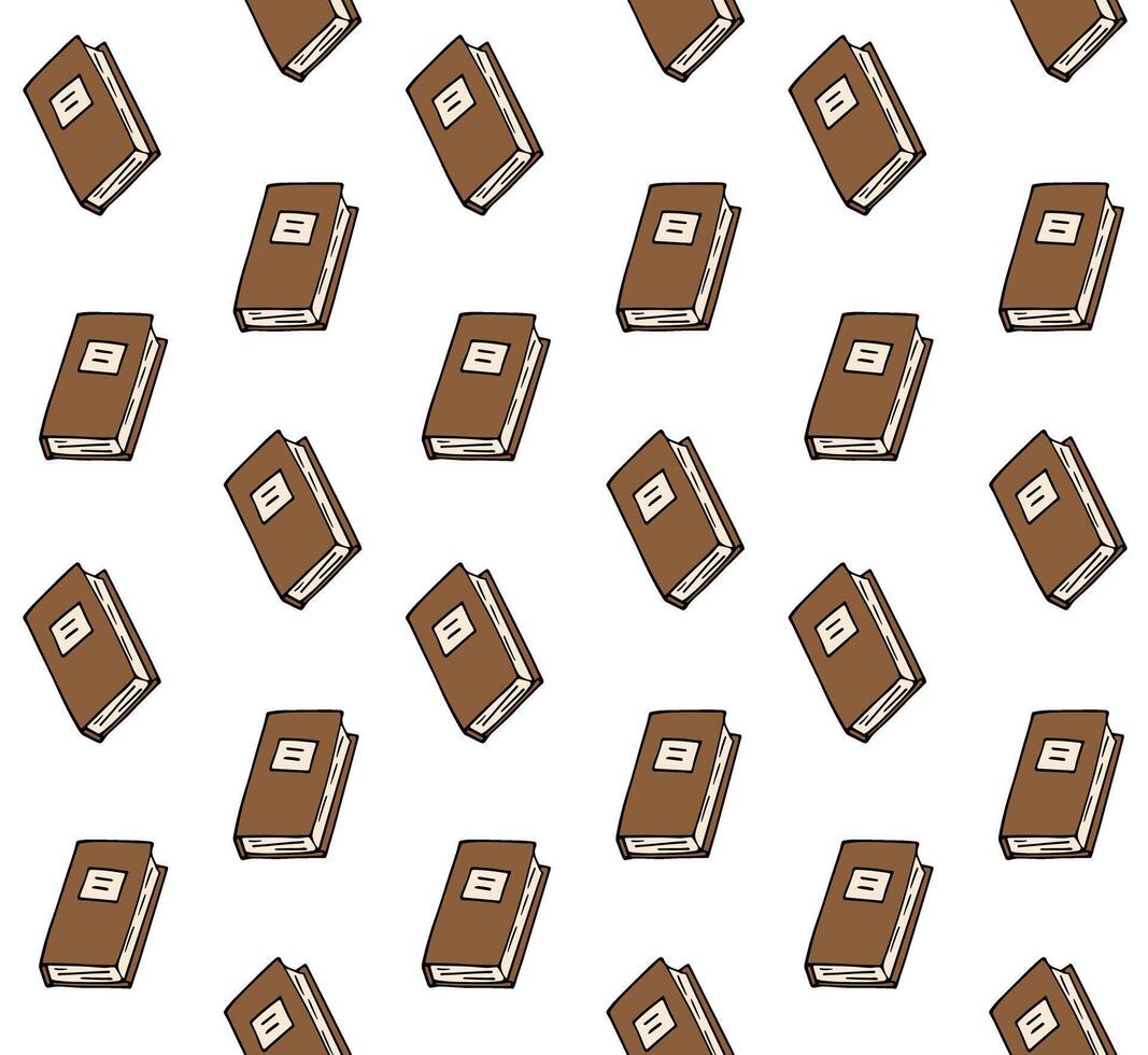 Seamless pattern of hand drawn doodle sketch book vector