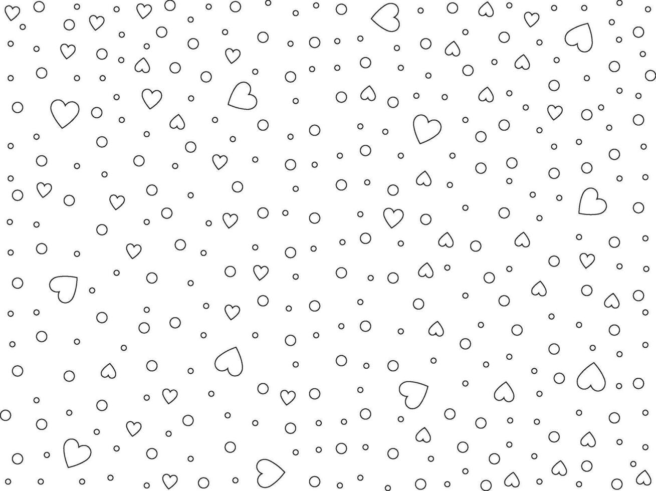 Hearts pattern design for decoration, wrapping paper, print, fabric or textile, romantic vector