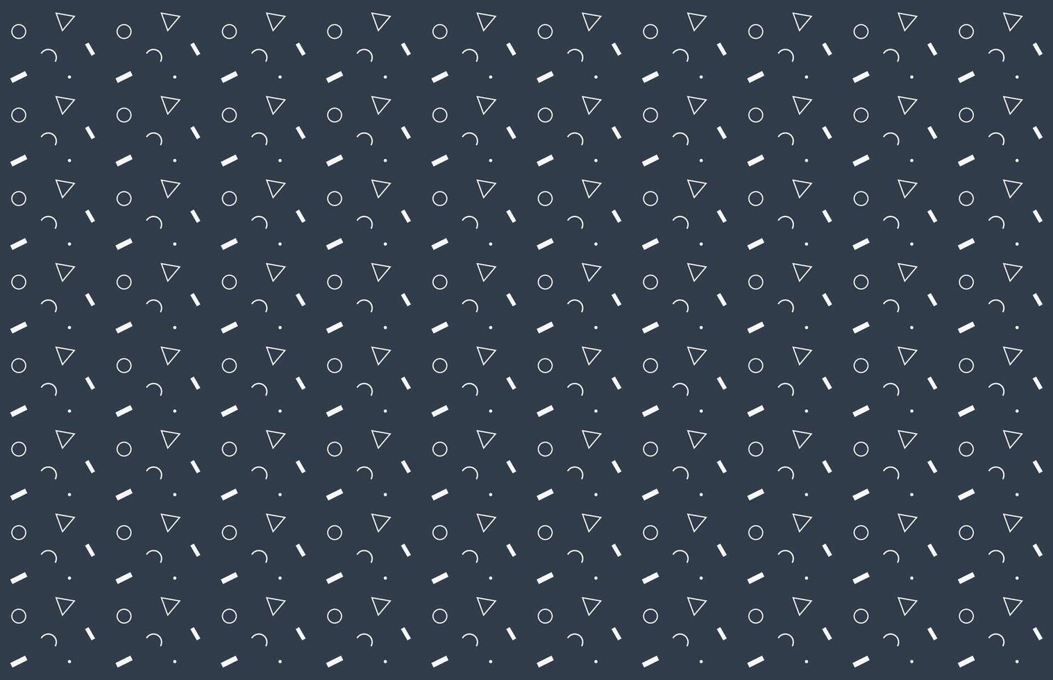 Geometric pattern on blue background, design for decoration, wrapping paper, print, fabric or textile vector