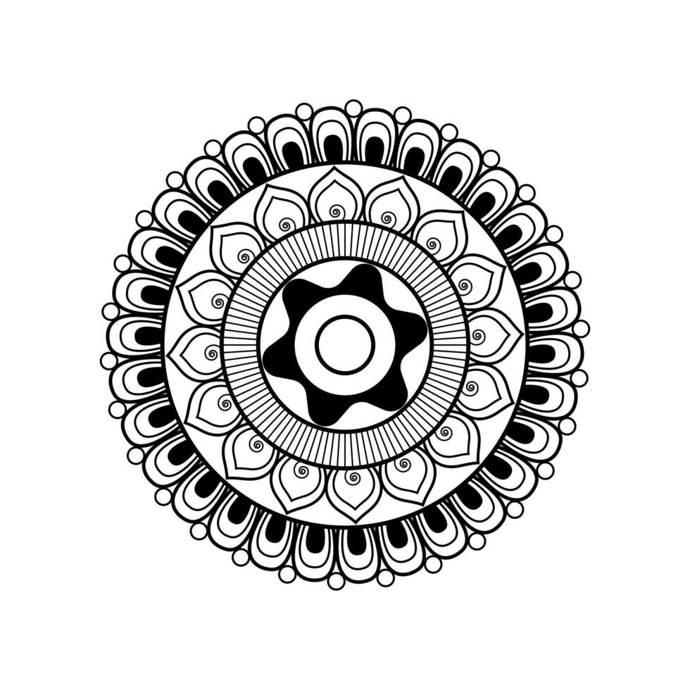 Detailed and Precise Minimal Mandala Artwork for Creative Souls vector