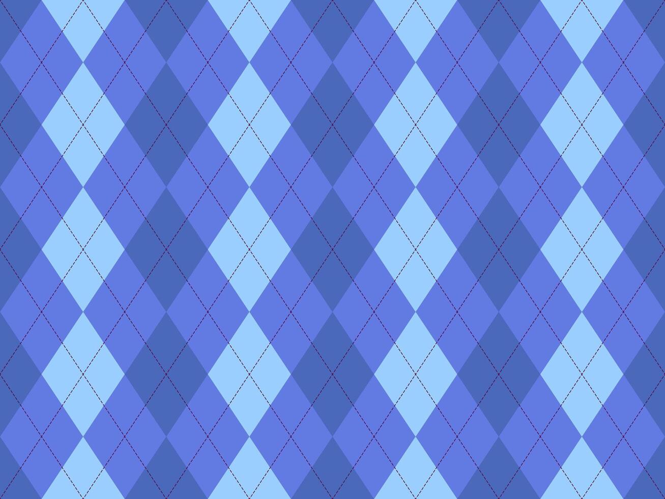 Elegant argyle pattern in calming blue hues. Perfect for backgrounds, textiles, or website designs. vector