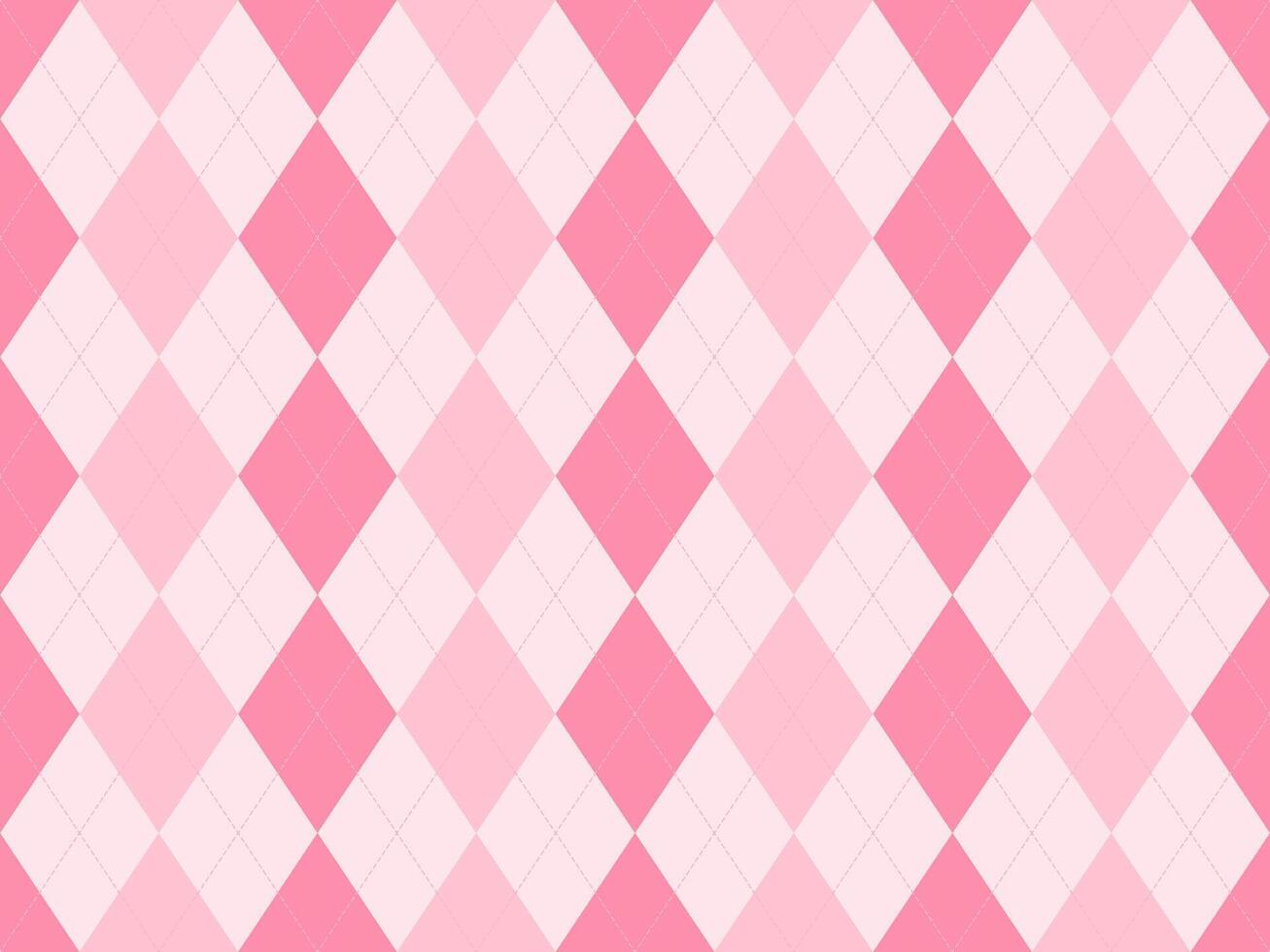 Elegant pink and white argyle pattern. Perfect for feminine designs, websites, or branding. vector