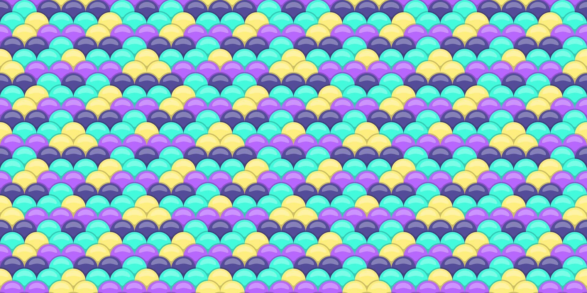 Vibrant pastel scale pattern. Perfect for textile design, website backgrounds, or playful branding. This cheerful, repeating design evokes feelings of joy and summer. vector