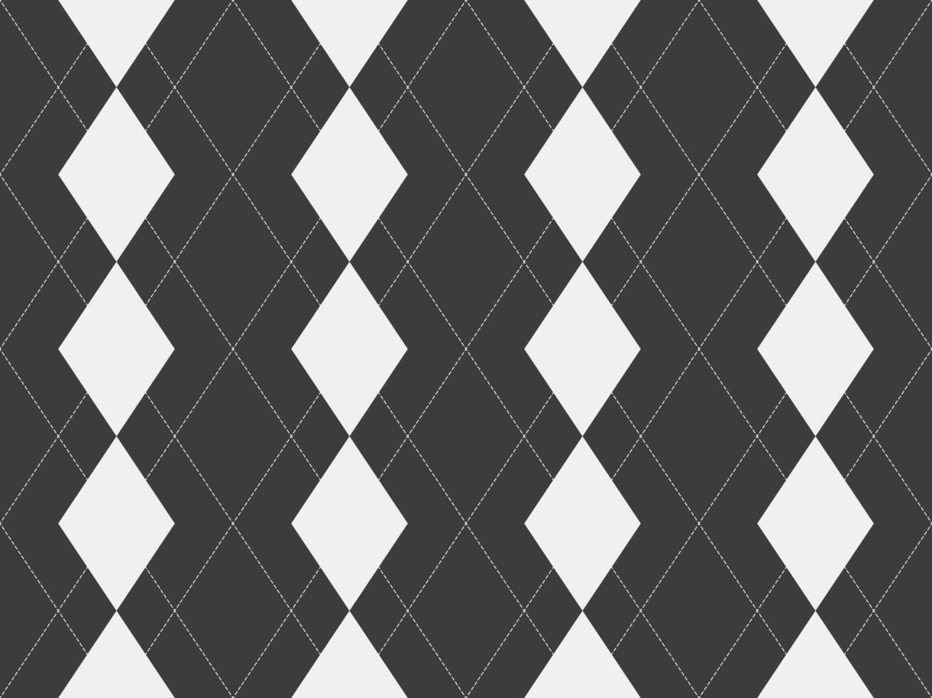 Stylish monochrome diamond pattern. Geometric background ideal for website banners, presentations, or textile designs. Clean, modern aesthetic offers versatile application. vector