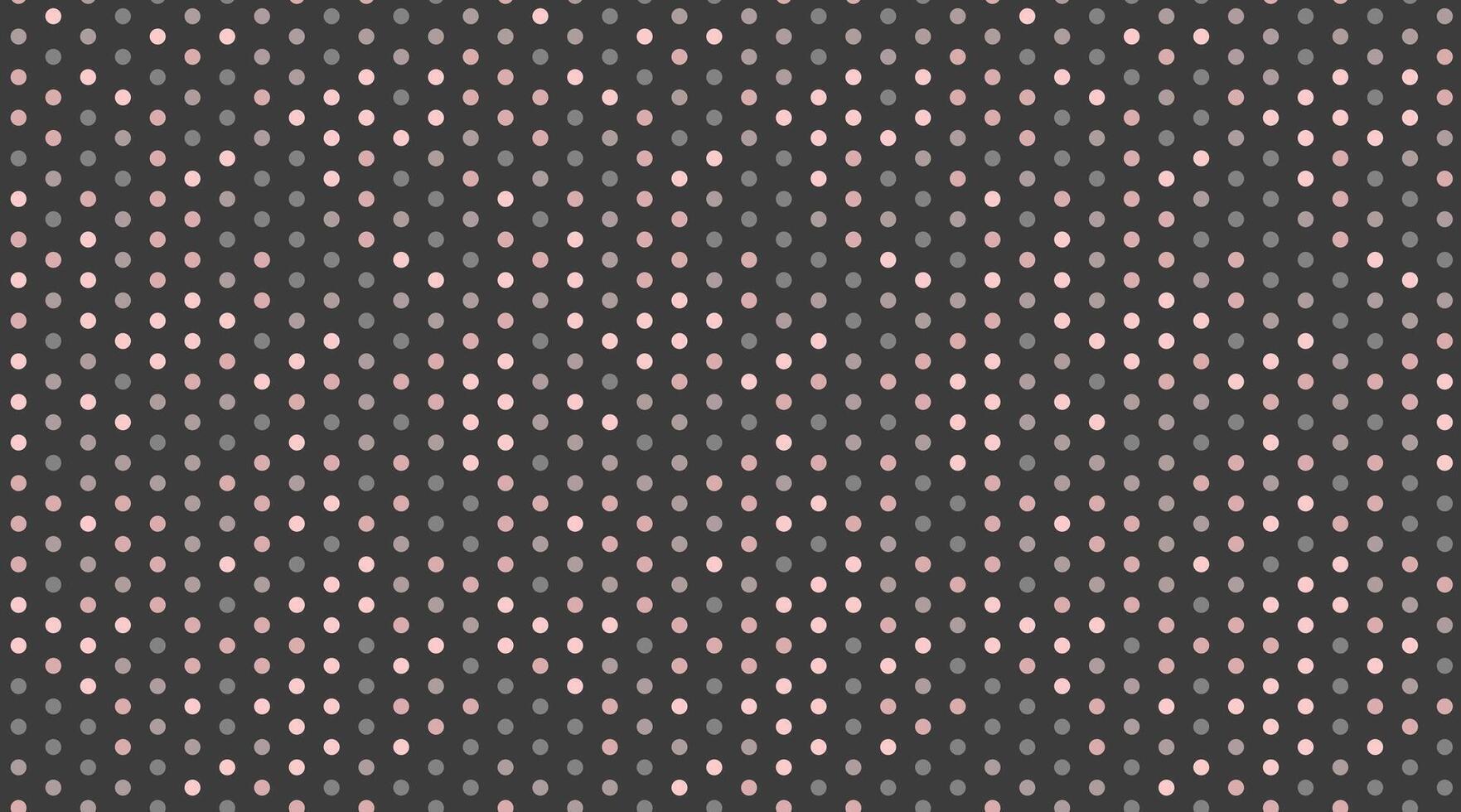 Abstract dark background with subtle pink and gray polka dots forming a flowing, wavelike pattern. Ideal for website banners, presentations, or textile design. vector
