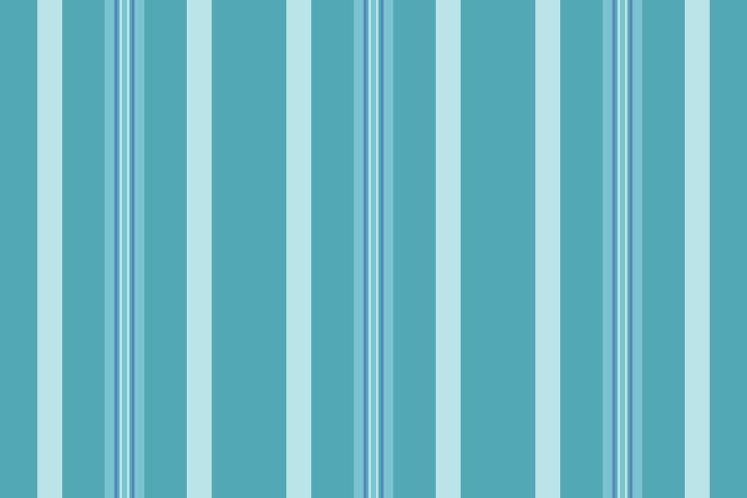Purquoise textile background fabric, nice lines seamless. Bogue stripe texture pattern vertical in cyan and light colors. vector