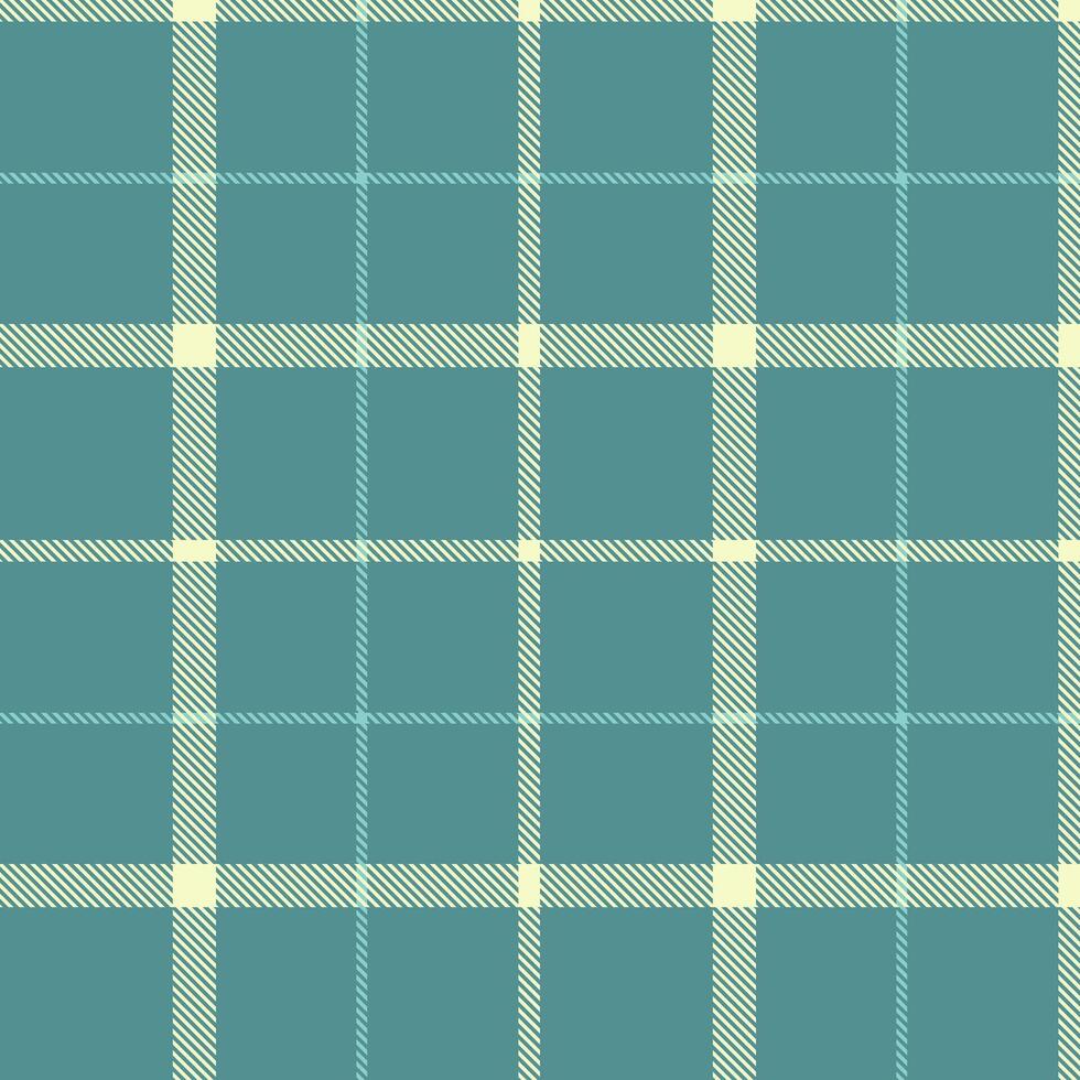 Fluffy background plaid tartan, mix textile texture . New year seamless pattern fabric check in cyan and light colors. vector