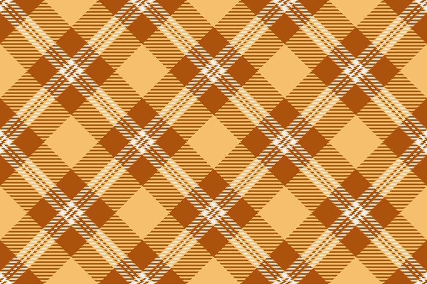 Stripe background texture textile, styled pattern tartan check. Mexico fabric seamless plaid in amber and orange colors. vector