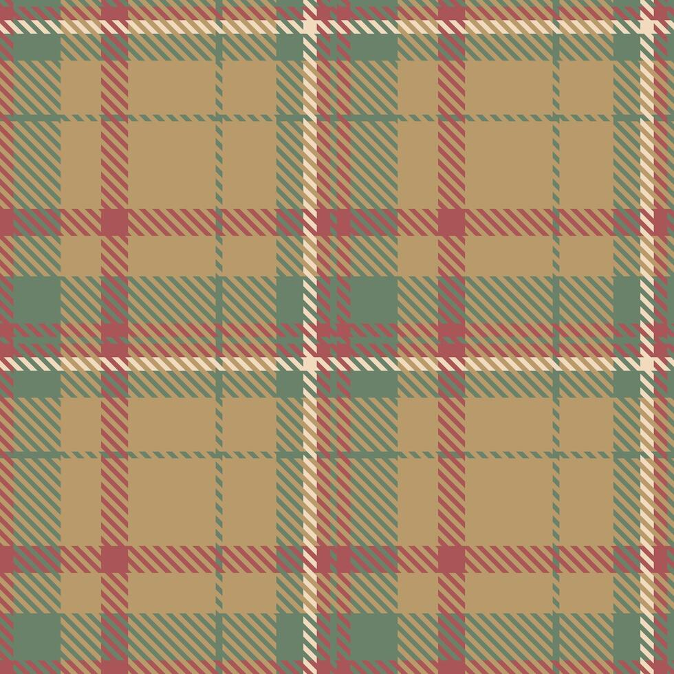 Elegant autumnal plaid pattern in warm earth tones. Perfect for textile design, fallthemed projects, or creating a cozy and sophisticated aesthetic. vector