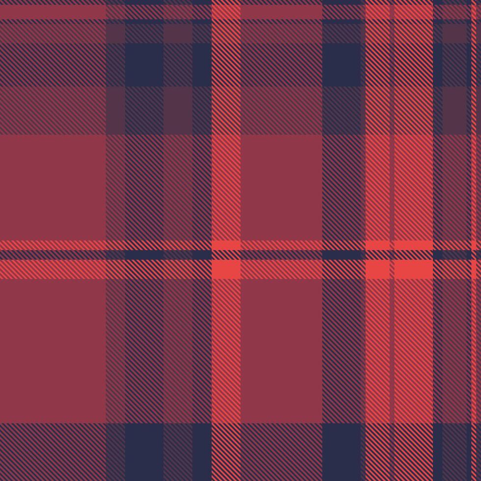 Elegant red and navy plaid pattern. Perfect for textile design, apparel, or website backgrounds. This timeless, sophisticated texture evokes warmth and comfort, ideal for fall and winter themes. vector