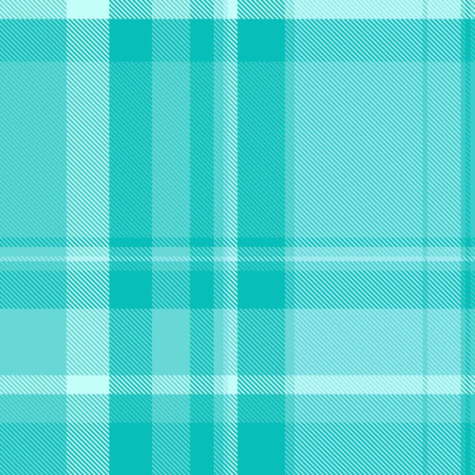 New york background check texture, mexican plaid tartan fabric. Invitation seamless textile pattern in teal and cyan colors. vector