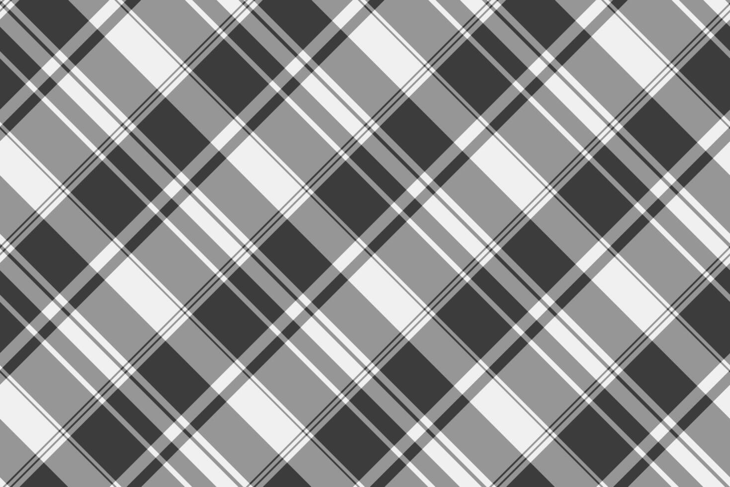 Girly plaid textile seamless, full texture background pattern. Image tartan check fabric in vintage gray and grey colors. vector