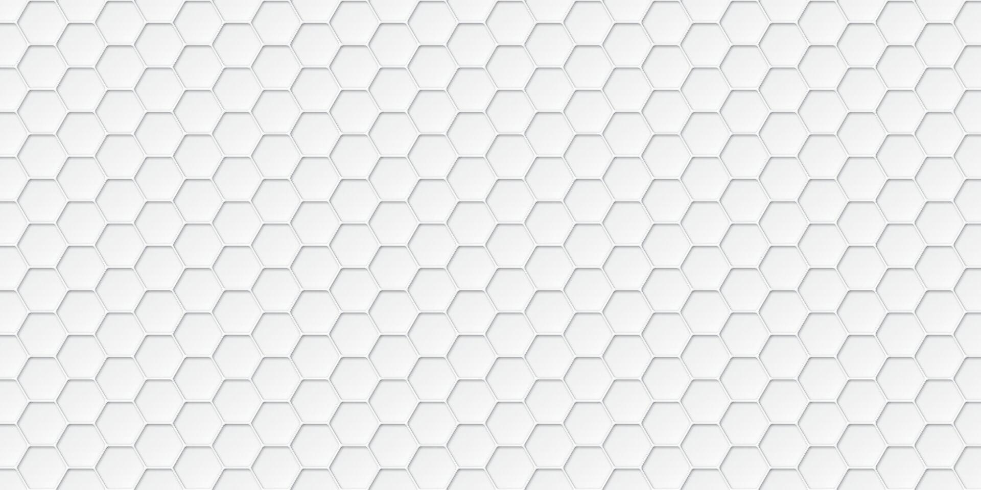 3D futuristic honeycomb small size pattern white color paper cut style graphic illustration. Rounded hexagon pattern background. vector