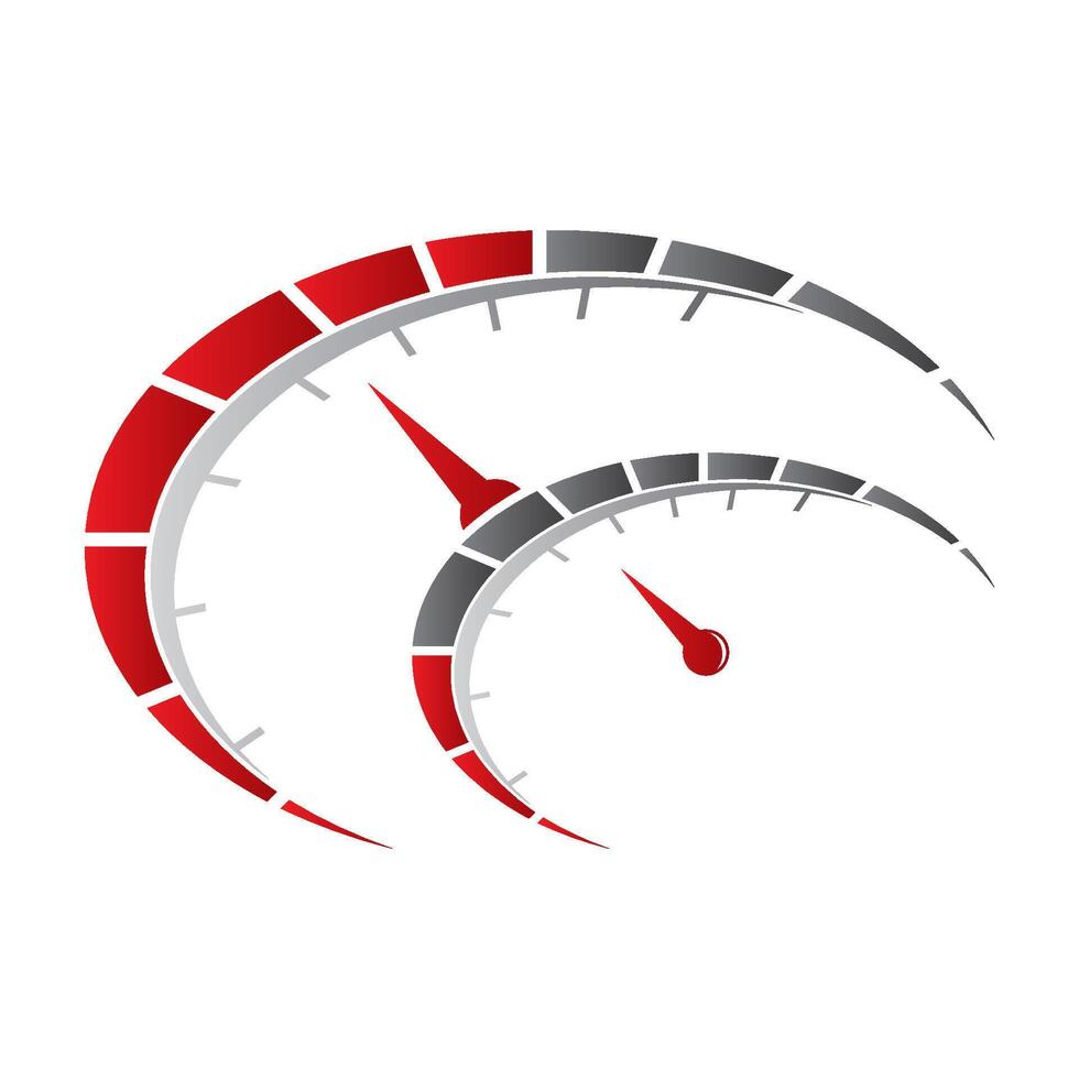 Speed logo template icon design vector