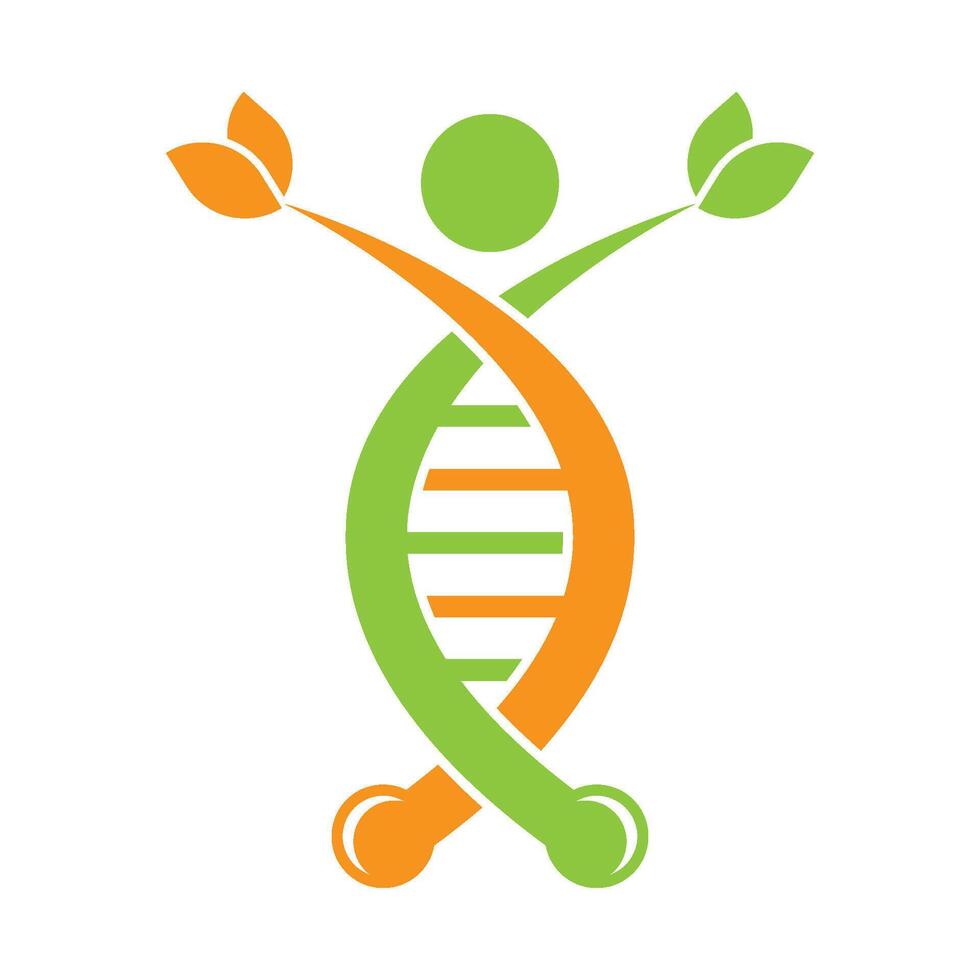 People And DNA Logo vector