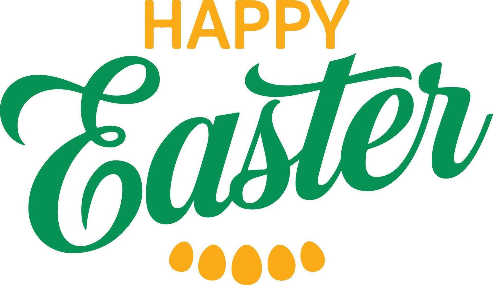 happy easter clipart vector