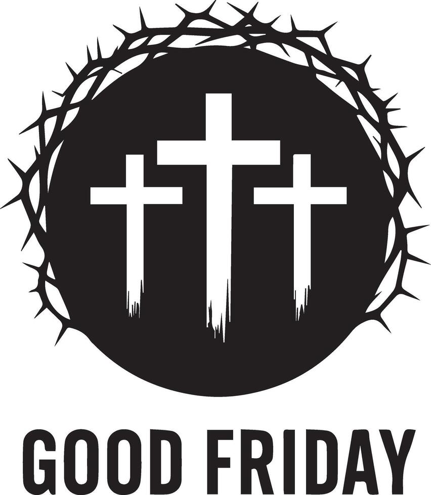 good friday illustration vector