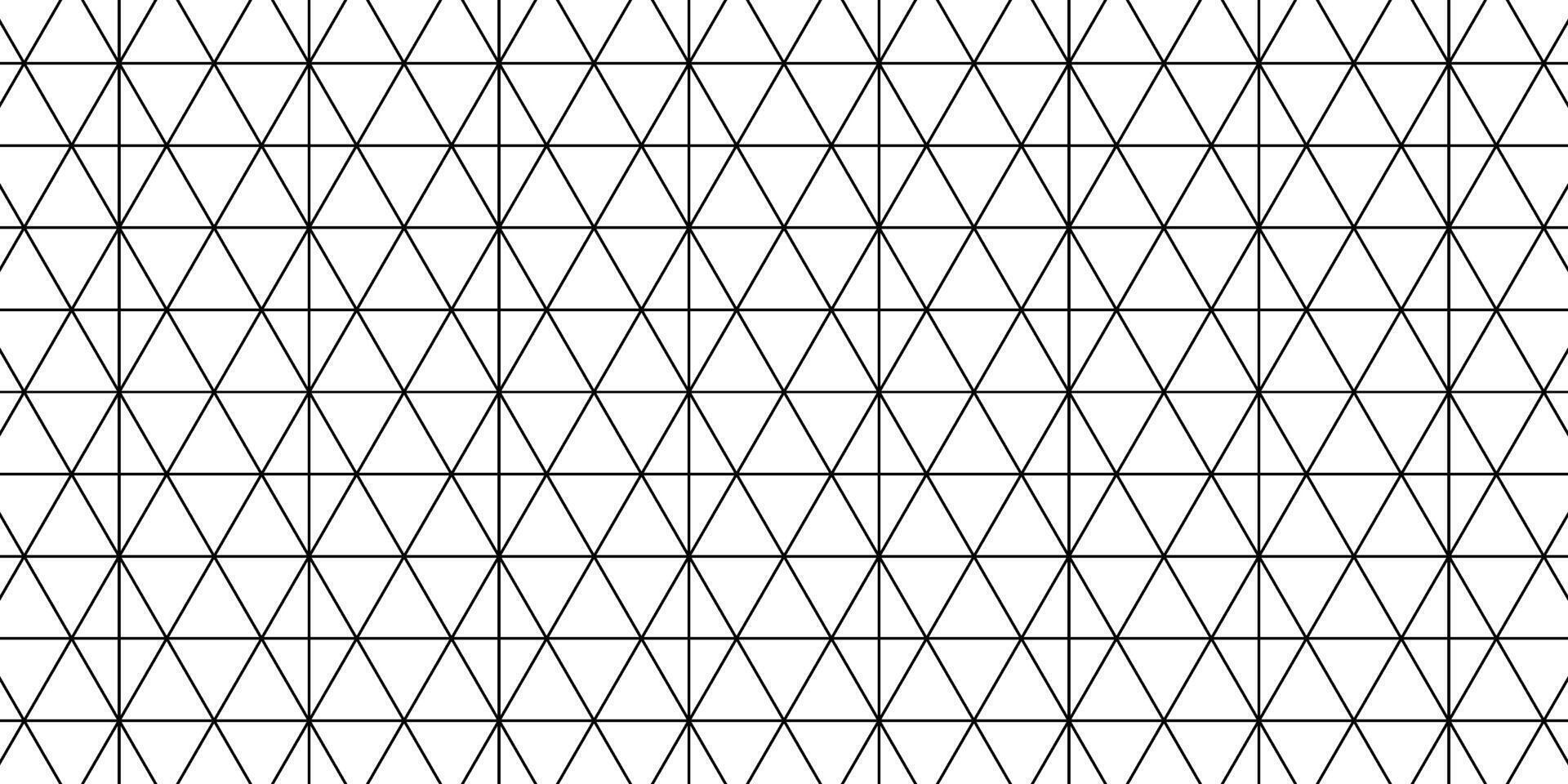 Geometric triangle pattern. Abstract line background. Black lines with white background creative and geometric shape. Geometric technological background vector