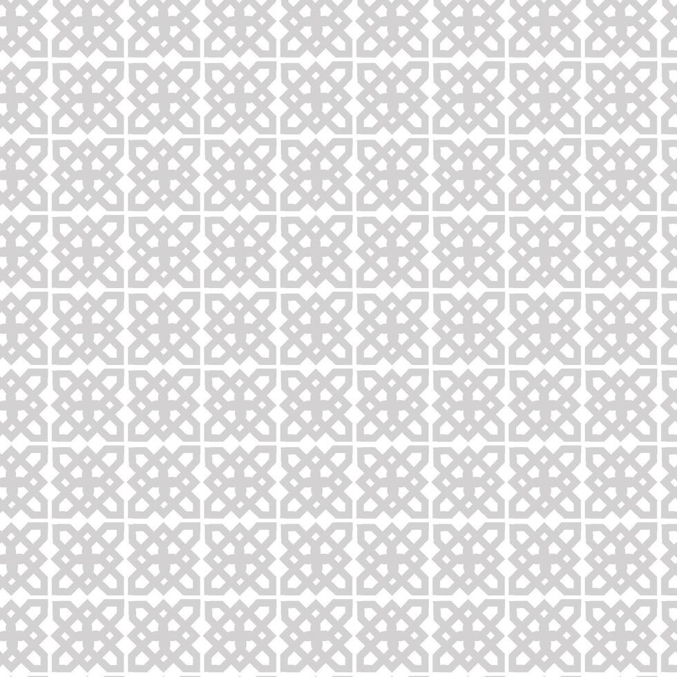 Cute silver ornament pattern on a white background vector