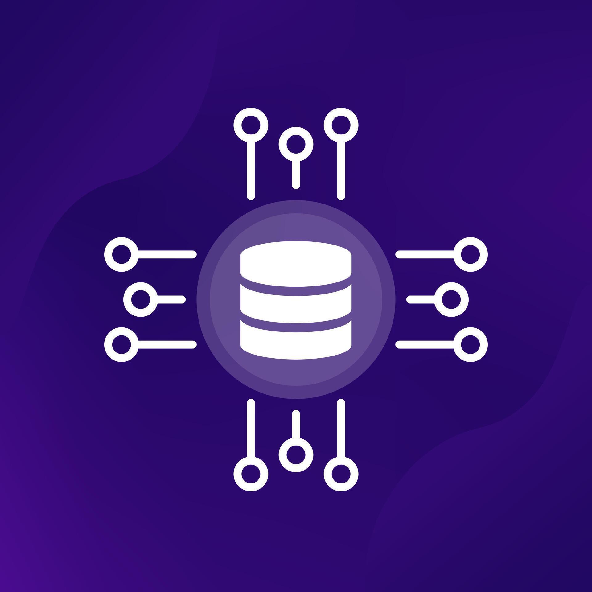 data sources icon, data management 58001419 Vector Art at Vecteezy