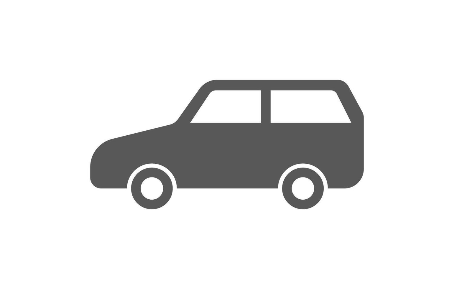 Car icon. Car icon silhouette vector