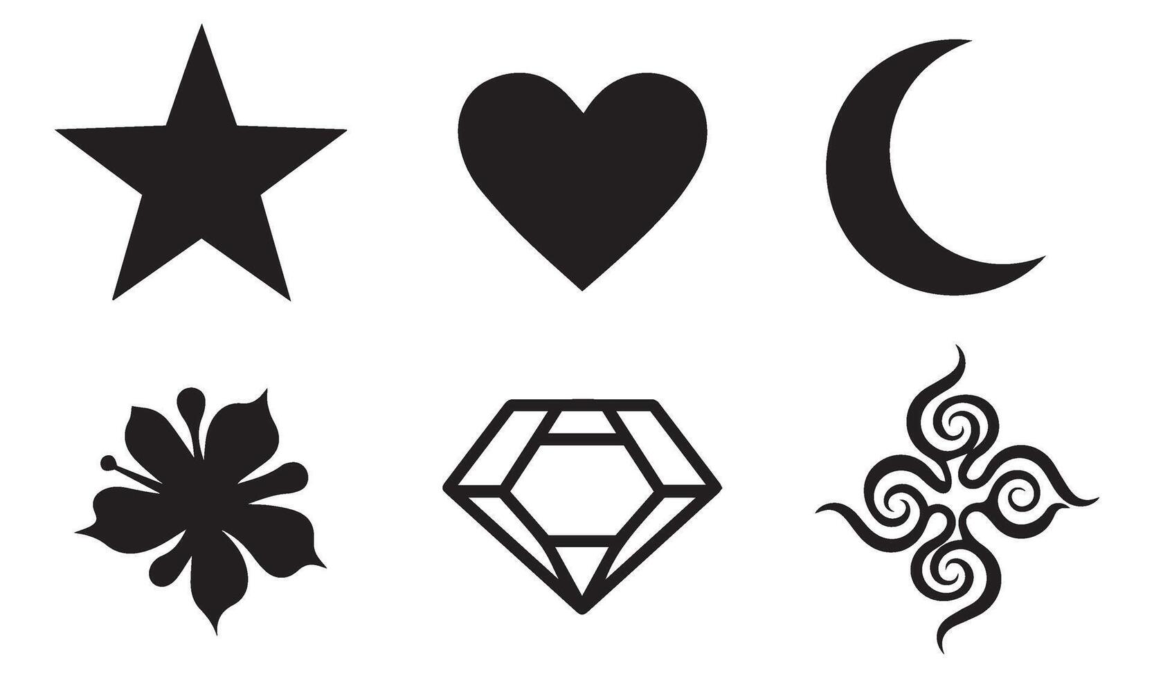 Unique Floral Flowers Stencil Swirl Ornament Icon Symbol Featuring Vintage Scroll Patterns and Artistic Summer Set Calligraphy Elements vector
