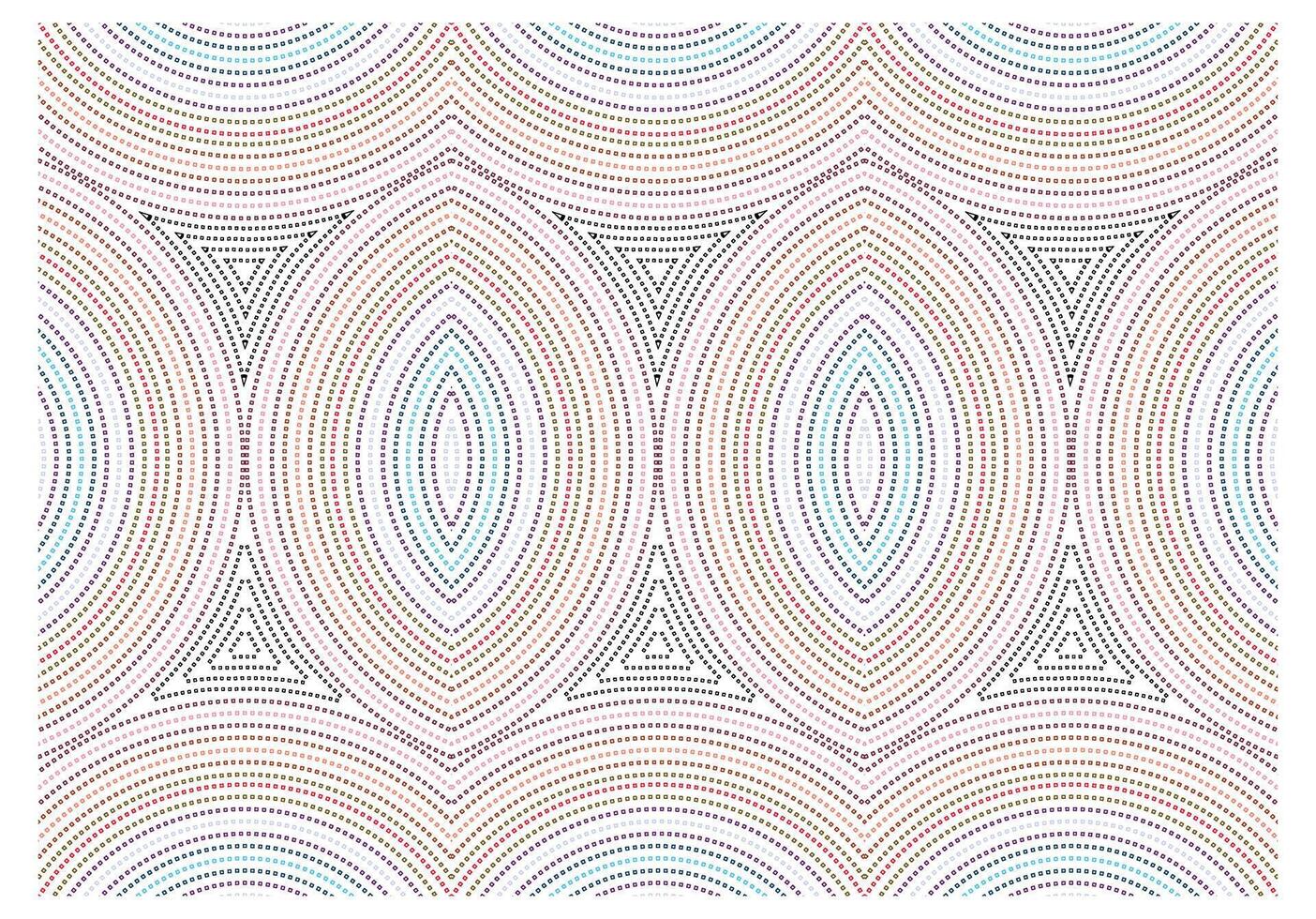 A lively abstract image with wavy lines in various colors, presenting a captivating and colorful visual pattern, it could be used as a wallpaper, fabric design, scarf, pillow cover vector