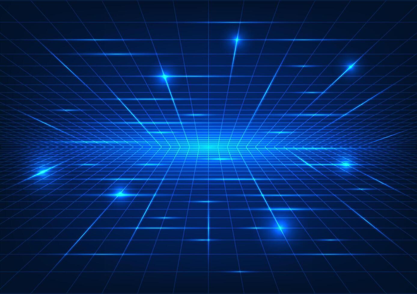Abstract technology background. Grid lines overlay to create an interesting and high-tech dimension. Represents network technology that transmits internet data to electronic devices. vector