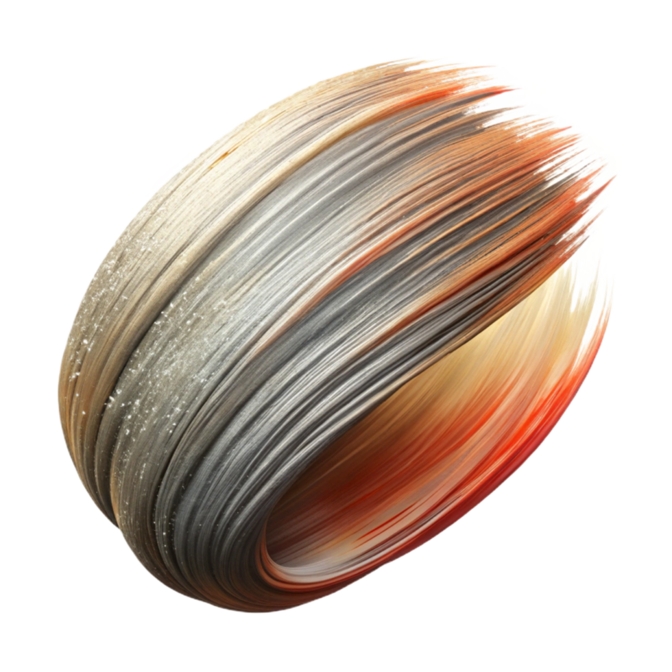 elegant modern Abstract Brushstroke Isolated with Texture Detail 4K png