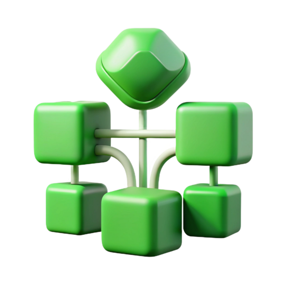 serene rustic Abstract Data Flow Visualization Green Isolated Element high quality png