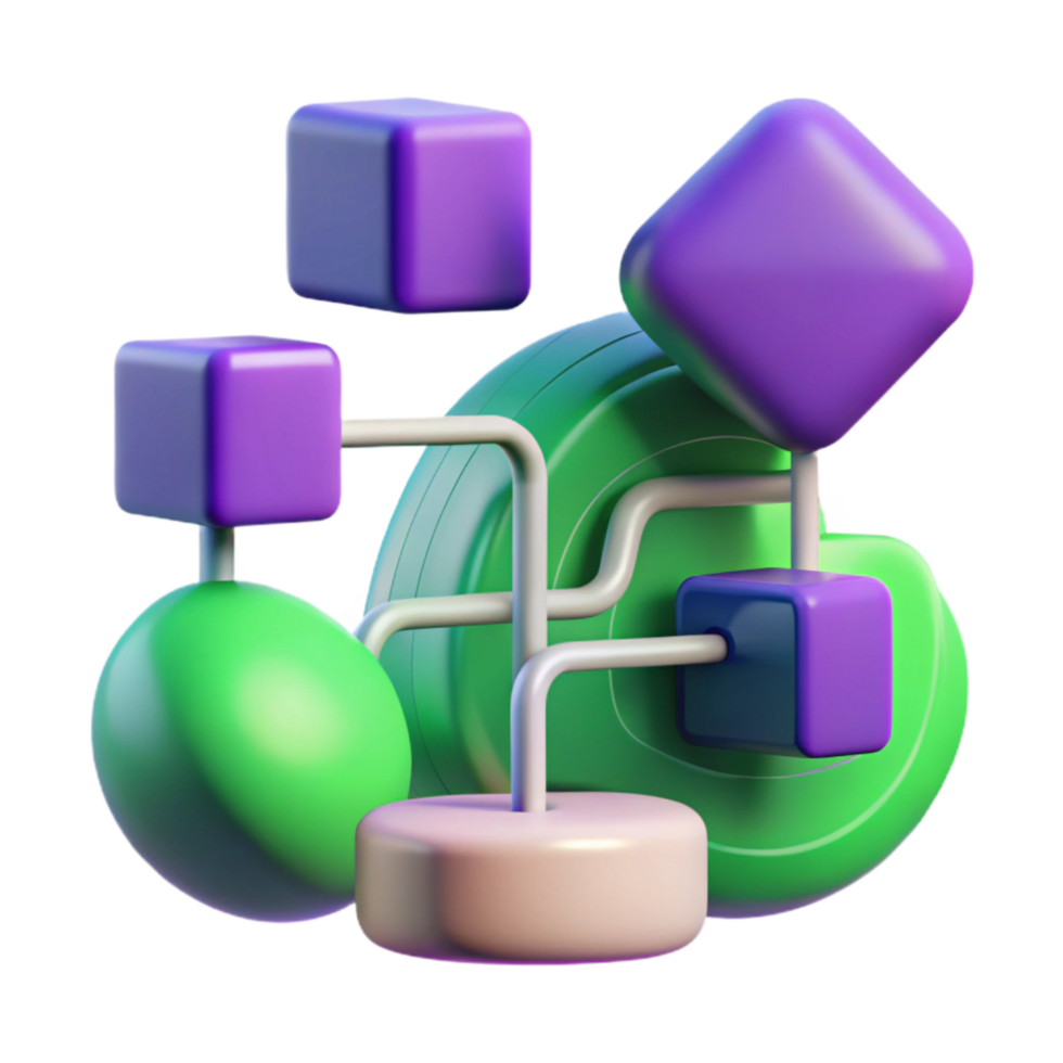 elegant minimalist Abstract Data Flow Visualization Green Isolated ...