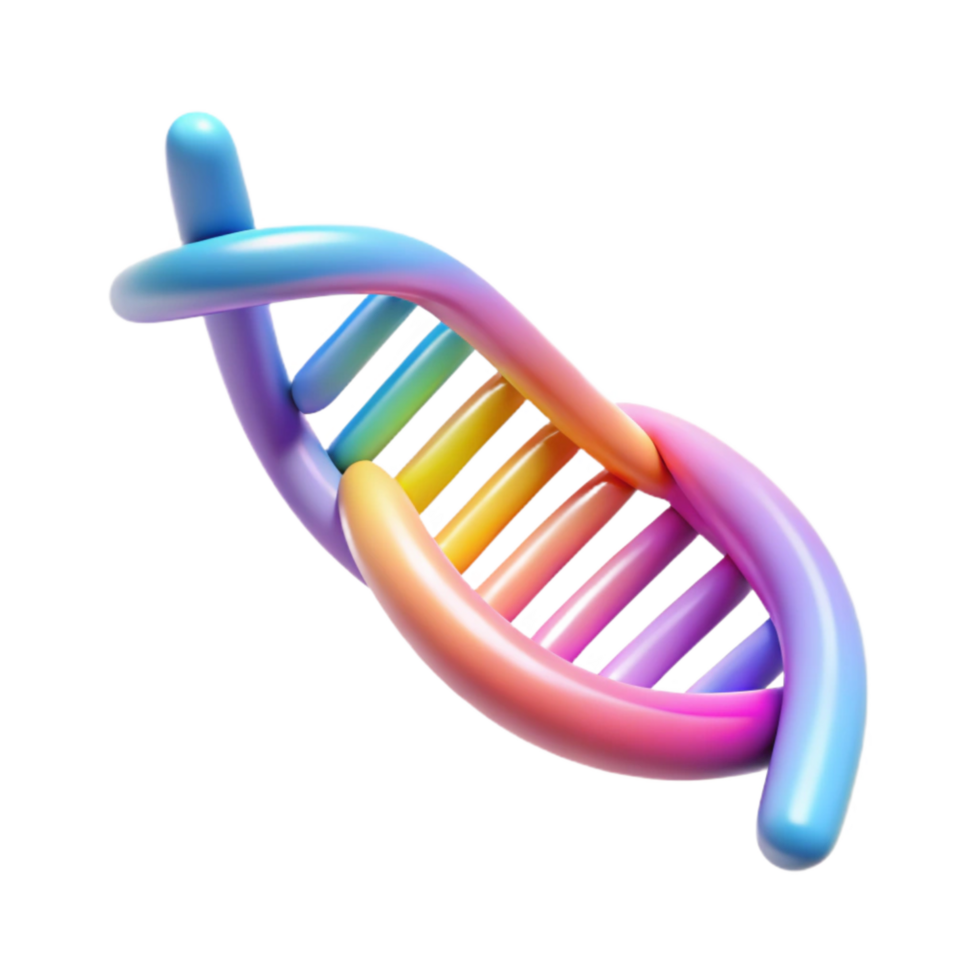 beautiful vintage Abstract Dna Pattern with Gradient Colors Transparent Background premium png