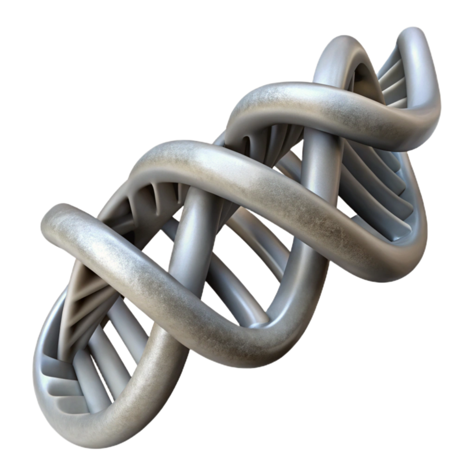 impressive vintage Abstract Dna Strands Intertwined Cutout genuine png