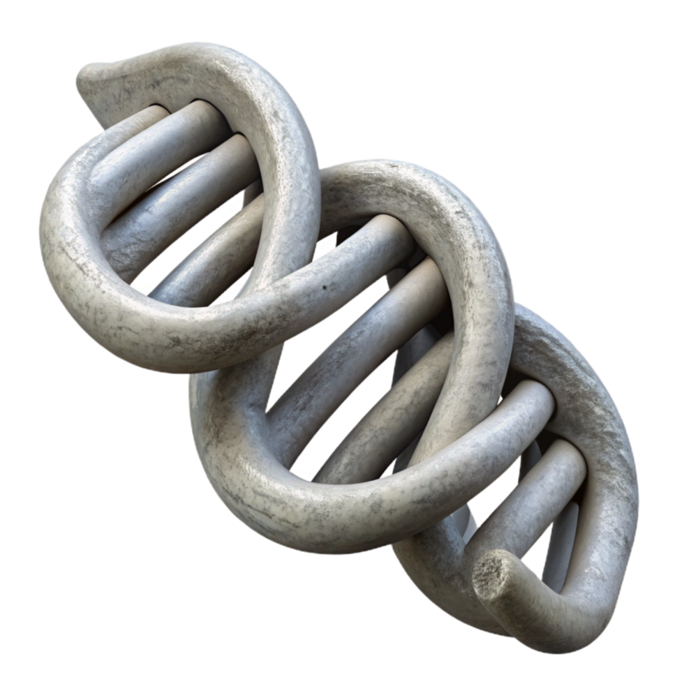 magnificent creative Abstract Dna Strands Intertwined Cutout detailed png