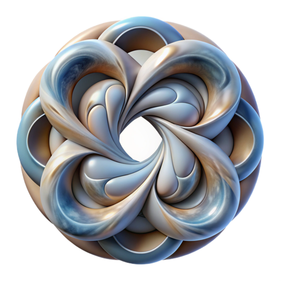 impressive vintage Abstract Fractal Pattern Infinite Possibilities Background Cutout premium png