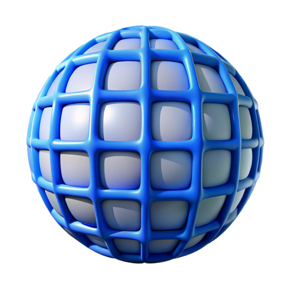 impressive rustic Abstract Grid Cutout with Blue Lines high resolution png