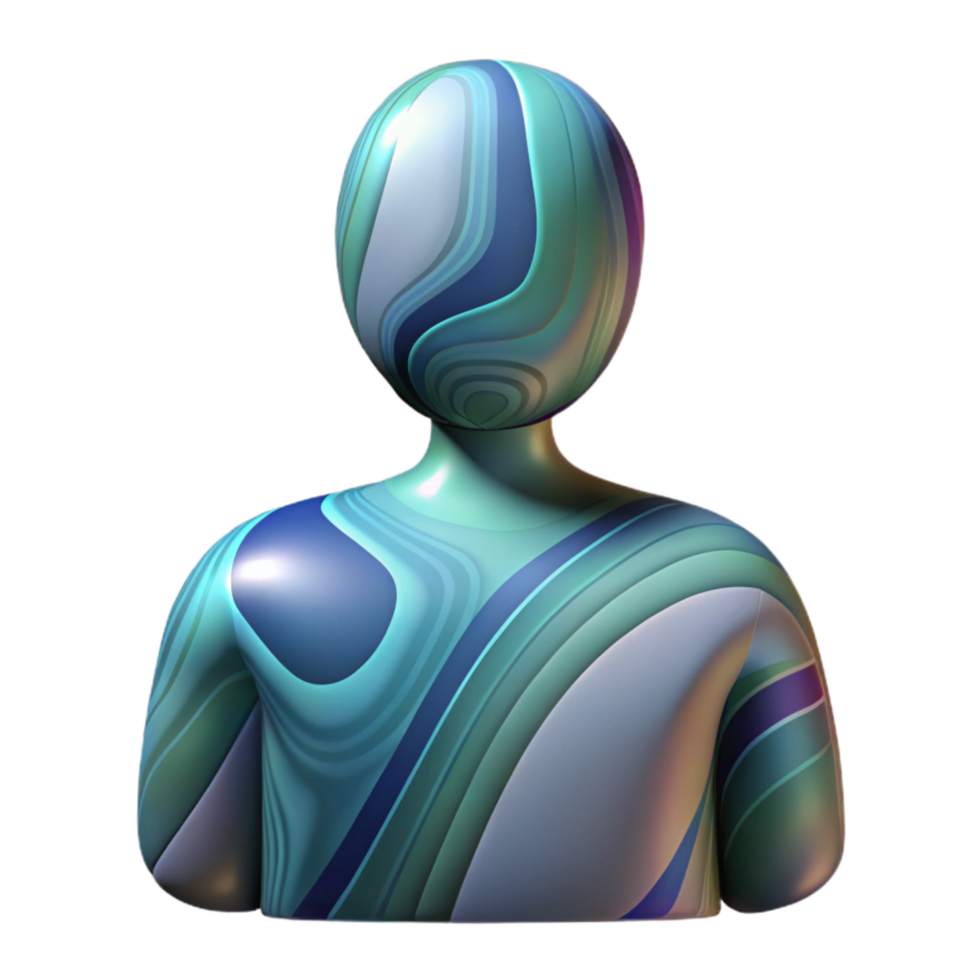 extraordinary vintage Abstract Human Silhouette Intersections Cutout Transparent Background detailed png